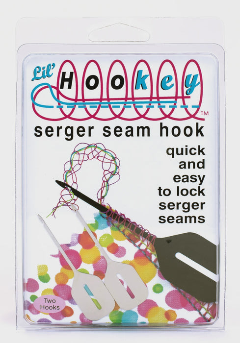 Hookey Serger Seam Hook Nickel 2pk #HKN