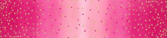 I Heart Ombre Metal Fuschia fabric