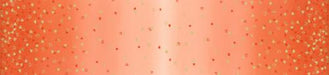 I Heart Ombre Metal Tangerine fabric