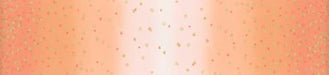 I Heart Ombre Metallic Coral fabric
