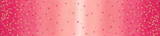 I Heart Ombre Metallic Hot Pink fabric