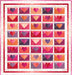 I Heart Ombre Metallic Quilt Kit - Love Letters- Precuts