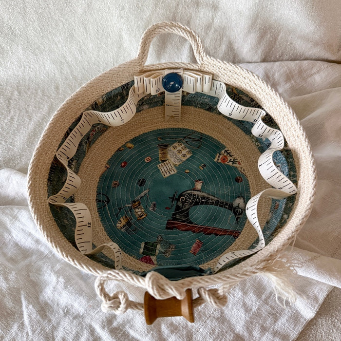 Sewing Notions Caddy Rope Bowl Class - September - Sarasota