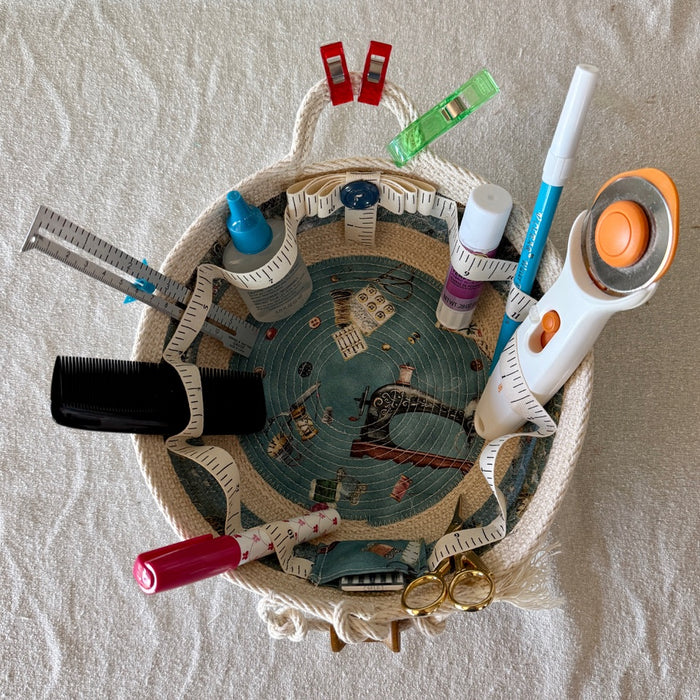 Sewing Notions Caddy Rope Bowl Class - September - Sarasota