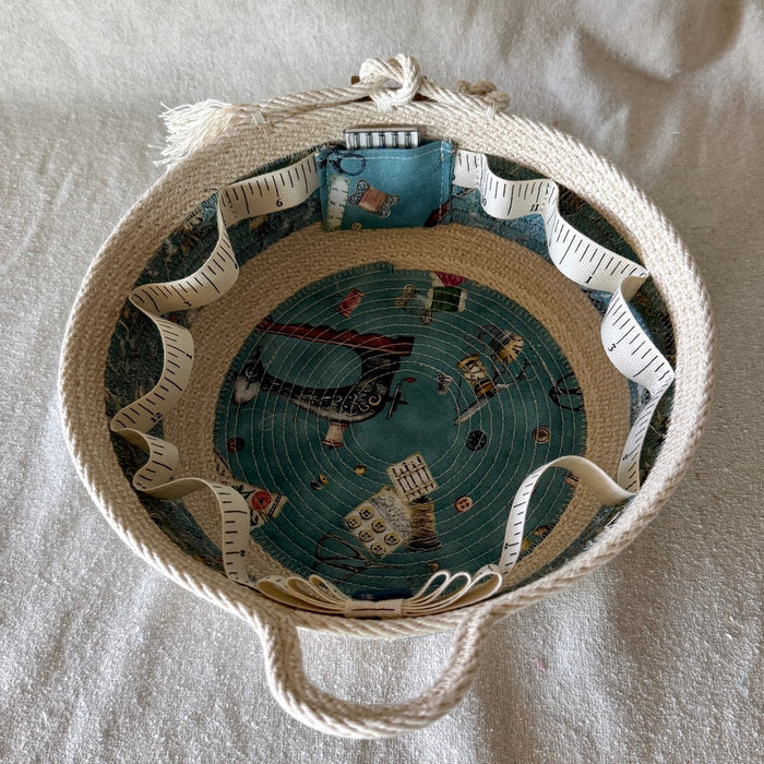 Sewing Notions Caddy Rope Bowl Class - September - Sarasota