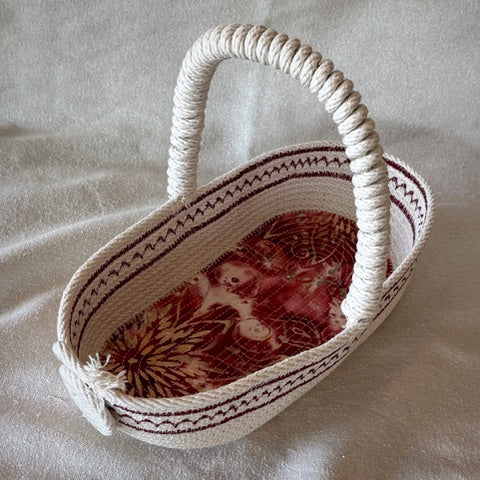 Oval Gift Carrier Rope Bowl - Sarasota - October