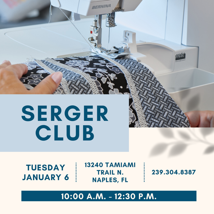 Serger Club Naples - January
