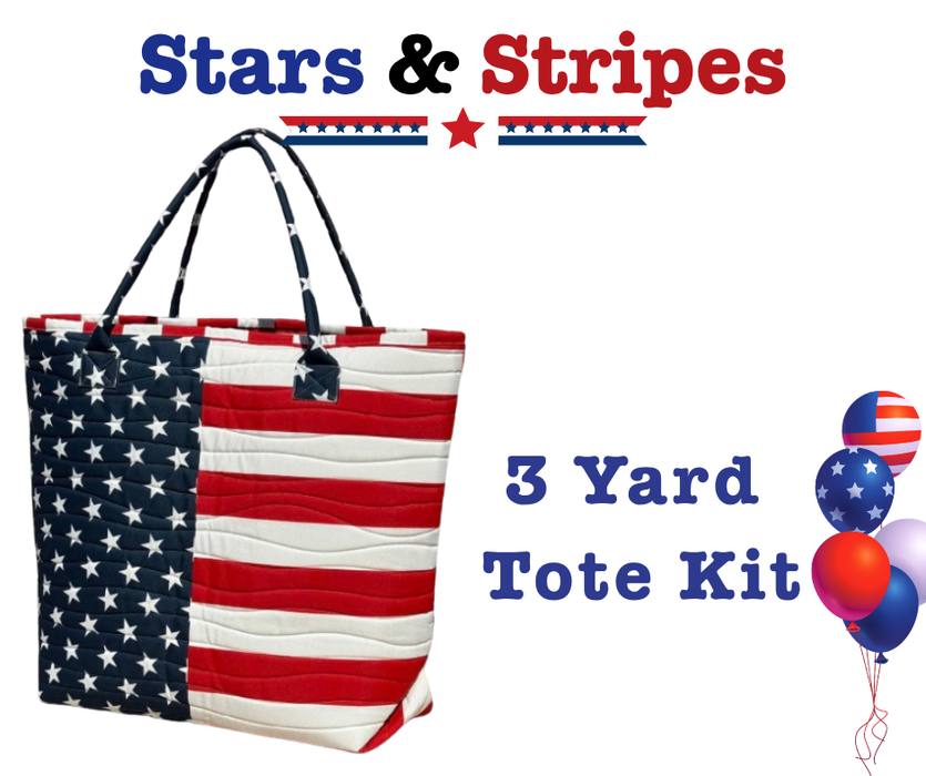 Stars and Stripes 3 Yard Tote Kit