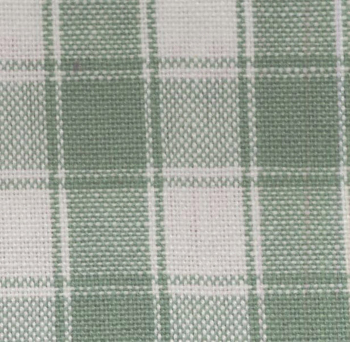 Tea Towel Housecheck Light Green/White