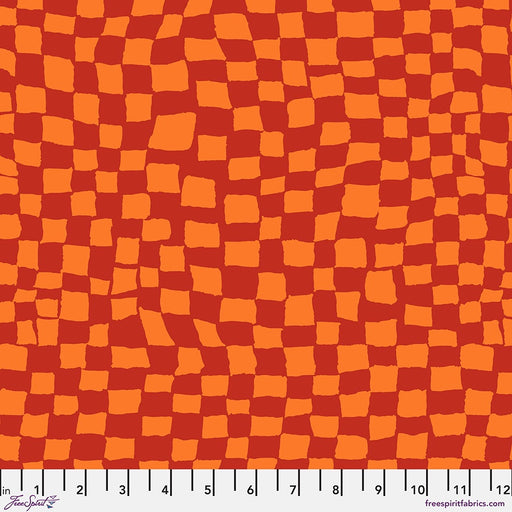 Kaffe Fassett August 2024 fabric Gameboard Red