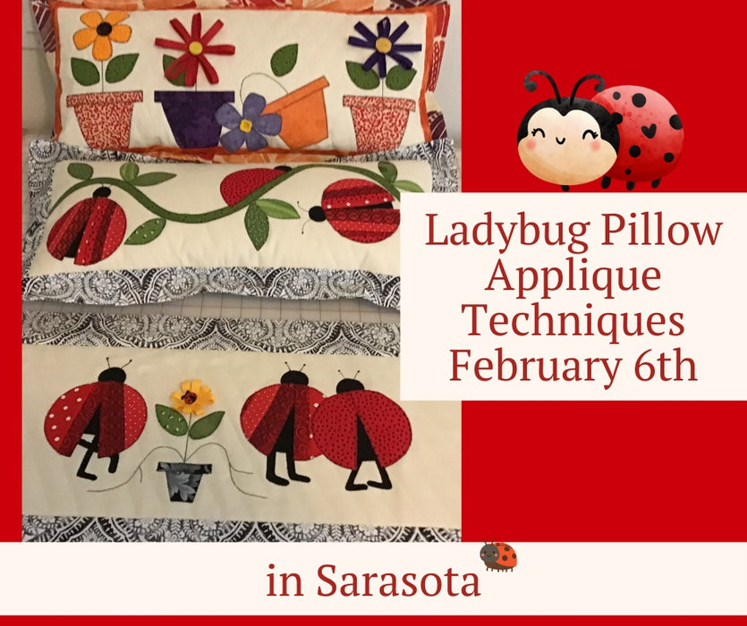 Ladybug Machine Applique