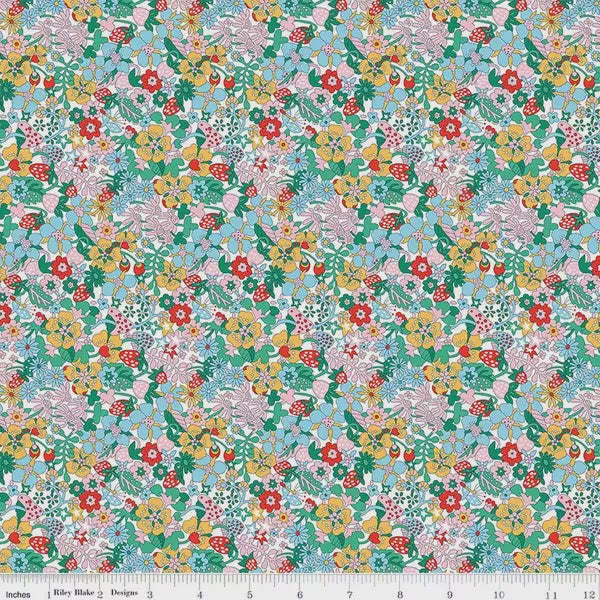 Everlasting Flowertop Forest in B fabric yardage
