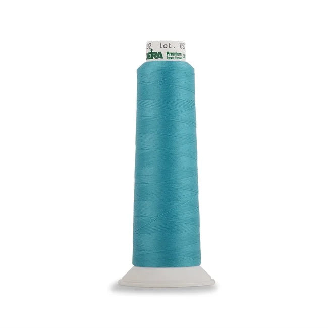 9892 Madeira Aerolock Serger Thread 2,000yds - Bright Turquoise - 9892 ...