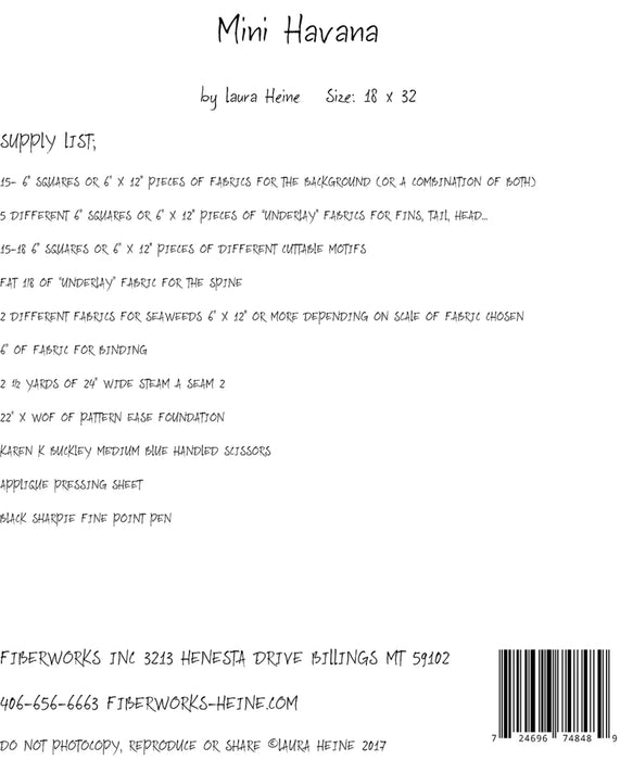 Mini Havana Collage Pattern by Laura Heine