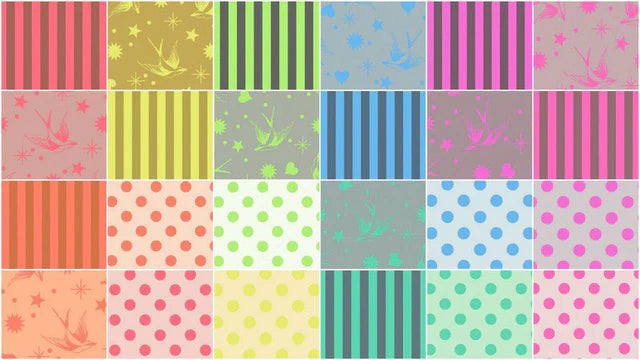 Tula Pink Everglow Neon Layer Cake