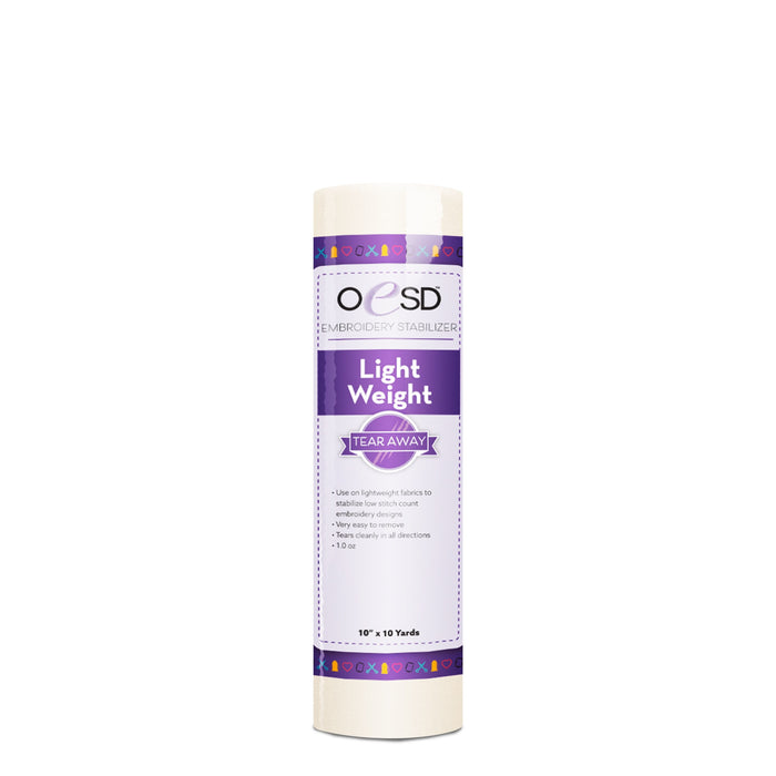 OESD Light Weight Tear Away 10" x 10yd