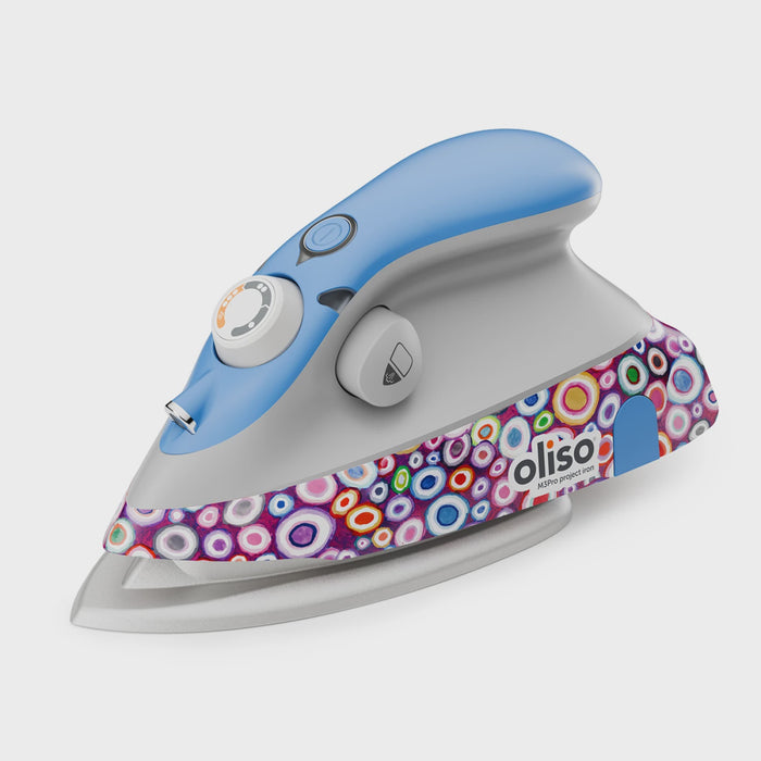 Oliso Mini Iron With Trivet Kaffe Fassett #M3PRO-KAFFE