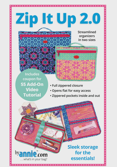 Zip It Up 2.0 Purse Pattern