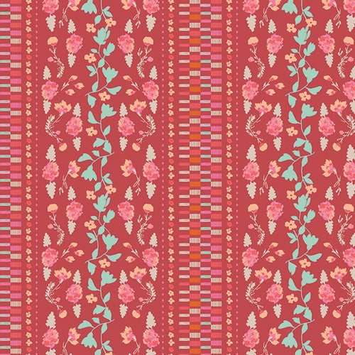 Paradise Garden Floral Rhapsody quilting cotton fabric by Patty Basemi for AGF