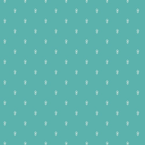 Paradise Garden Royal Plumage quilting cotton fabric by Patty Basemi for AGF