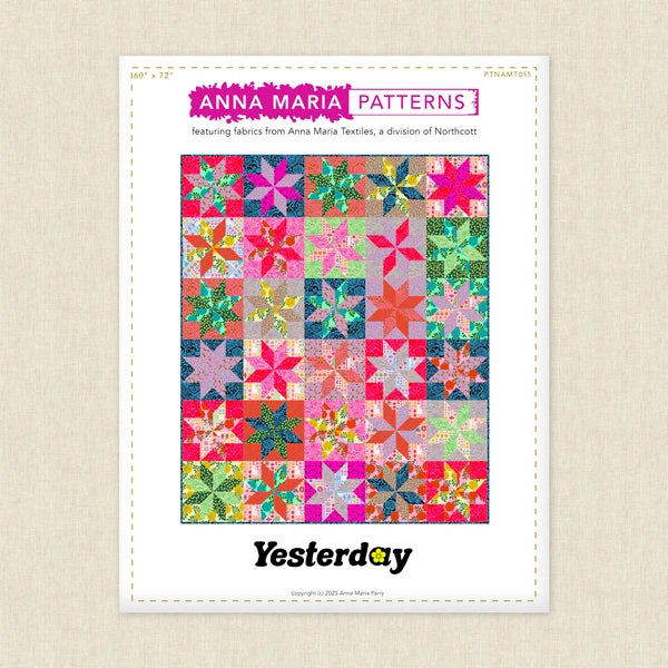 Yesterday Quilt Pattern | Yesterday fabric collection