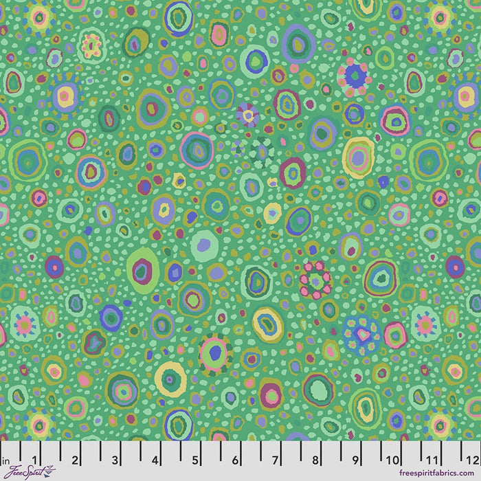 Roman Glass Emerald fabric | Kaffe Collective Classics