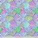 Kaffe Fassett Collective February 2026 Fanfare Blue fabric