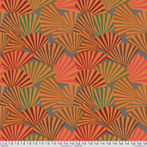 Kaffe Fassett Collective February 2026 Fanfare Brown fabric