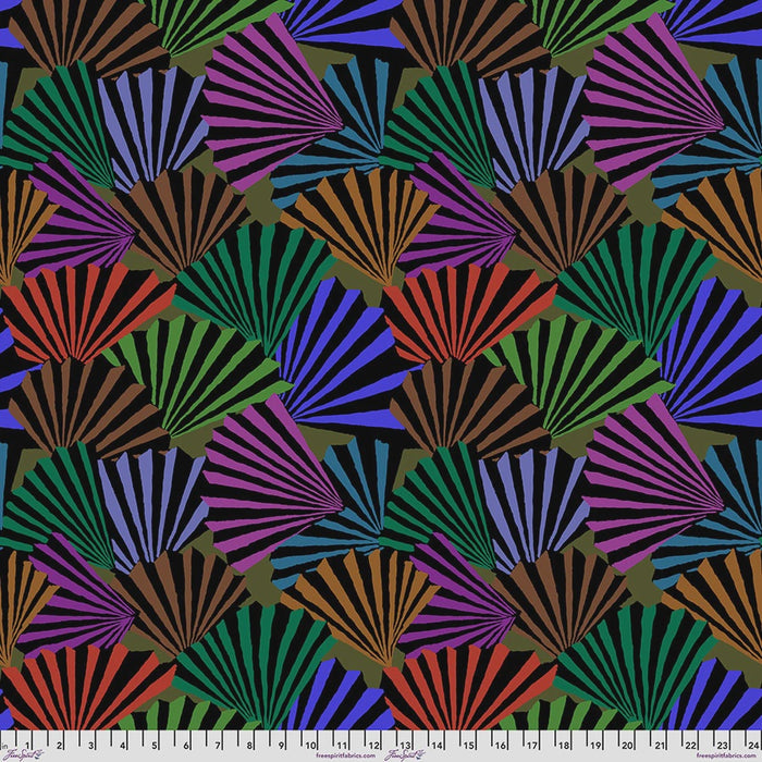Kaffe Fassett Collective February 2026 Fanfare Dark fabric