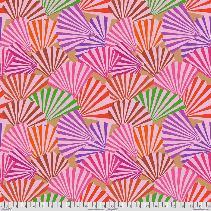 Kaffe Fassett Collective February 2026 Fanfare Red fabric