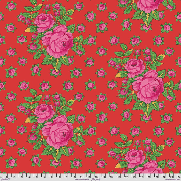 Kaffe Fassett Collective February 2026 Rosie Red fabric