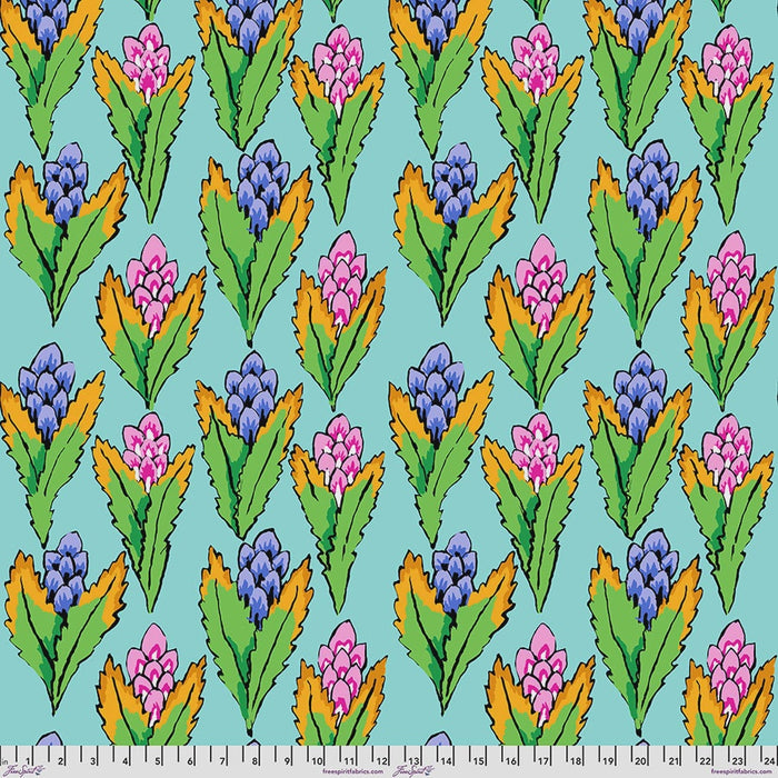 Kaffe Fassett Collective February 2026 Hyacinth Duck Egg fabric