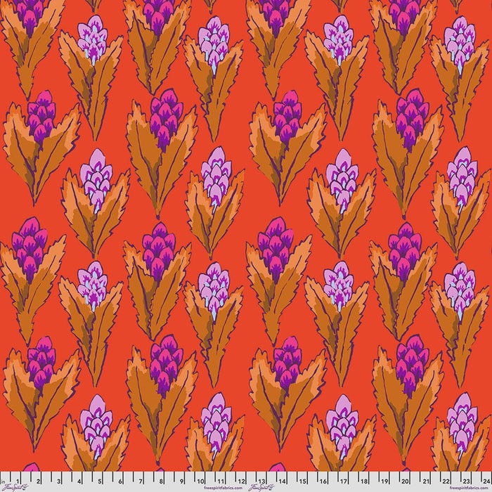 Kaffe Fassett Collective February 2026 Hyacinth Red fabric