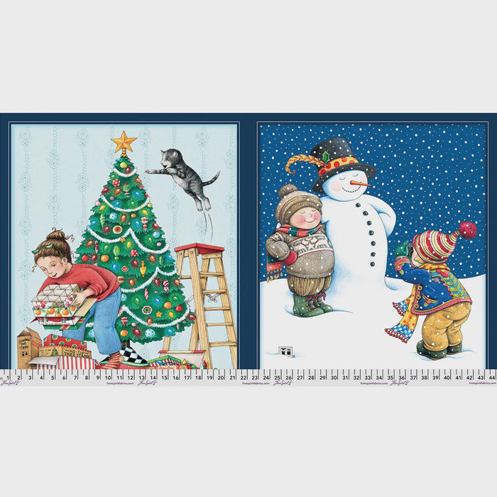 Snow Day | Snow Day Panel fabric
