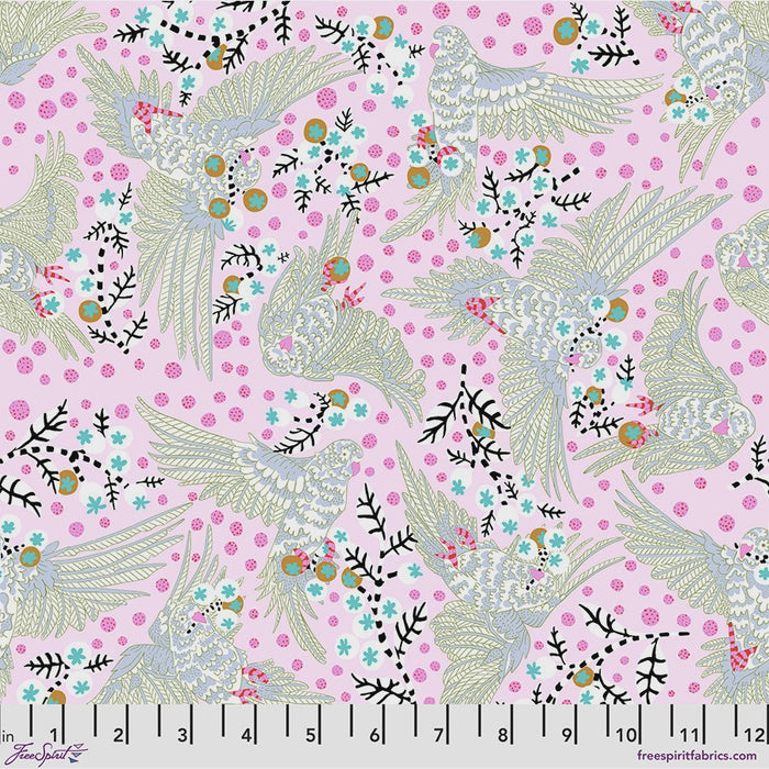Blostma & Song Bird Candy Rose fabric