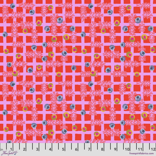 Blostma & Song Small Blueberry Dancefloor Red fabric