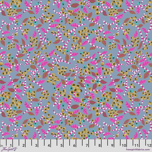 Blostma & Song Notes of Berry Magenta fabric