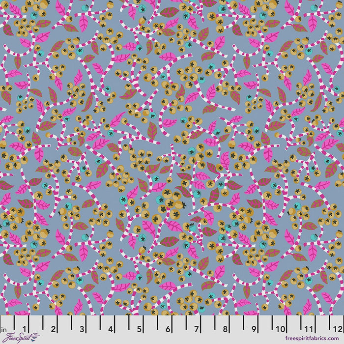 Blostma & Song Notes of Berry Magenta fabric