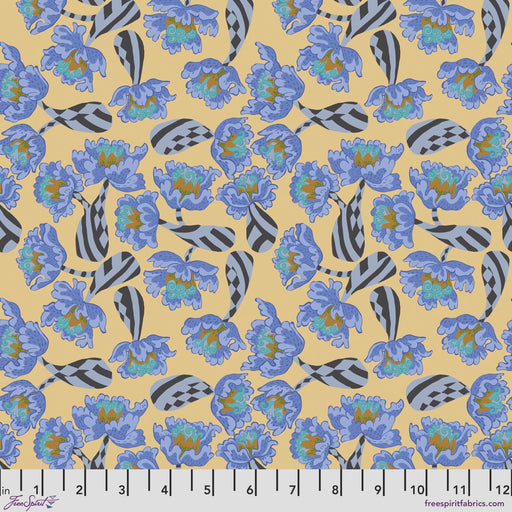 Blostma & Song Peony Bones Lemon fabric