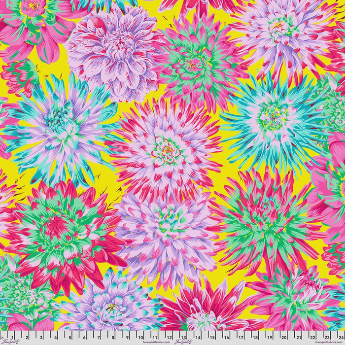Kaffe Fassett Collective February 2026 Cactus Dahlia Spring fabric