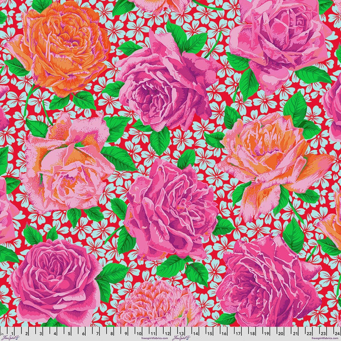 Kaffe Fassett Collective February 2026 Rose Bloom Opera fabric