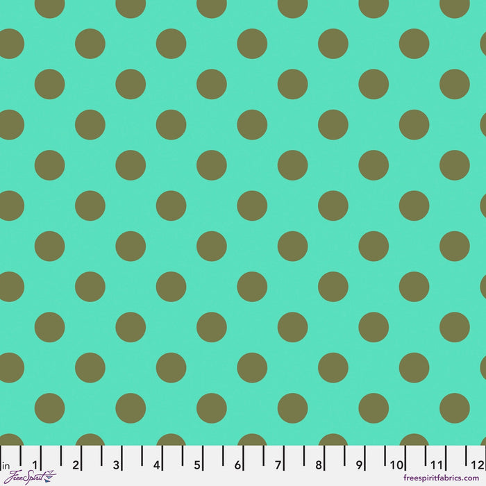 True Colors by Tula Pink - Pom Pom Agave fabric