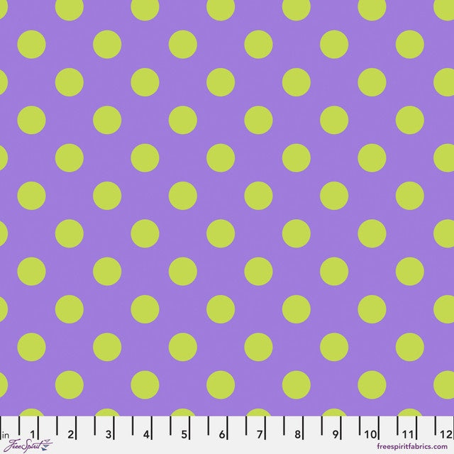 True Colors by Tula Pink - Pom Pom Orchid fabric