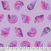 Floral Reef Lil Shelly Ultraviolet quilting cotton fabric by Tula Pink for FreeSpirit Fabrics
