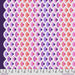 Floral Reef Aquatic Lace Ultraviolet quilting cotton fabric by Tula Pink for FreeSpirit Fabrics