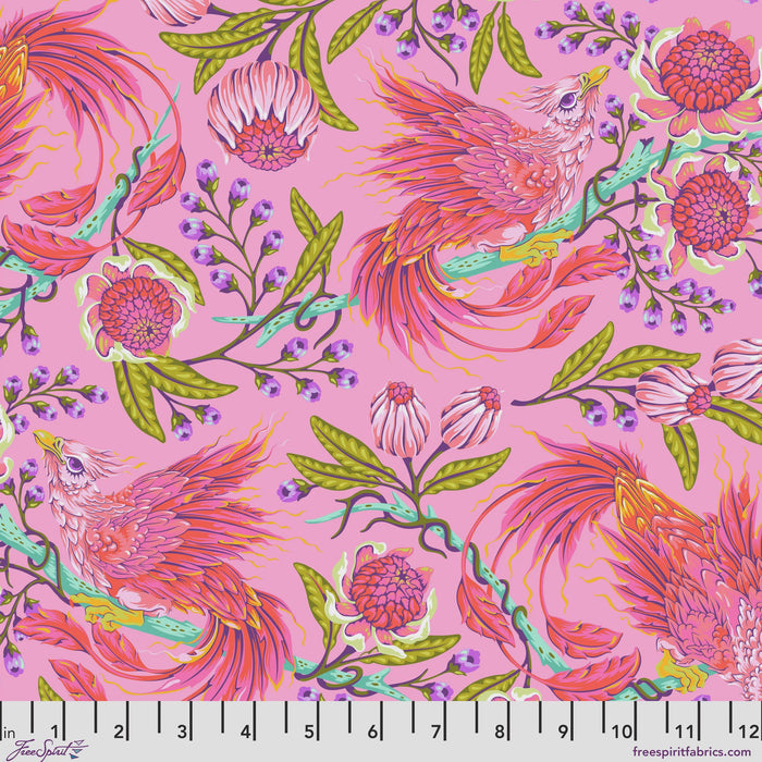 Tula Pink Legendary Hot Wings fabric in Wildorchid, quilting cotton by FreeSpirit Fabrics