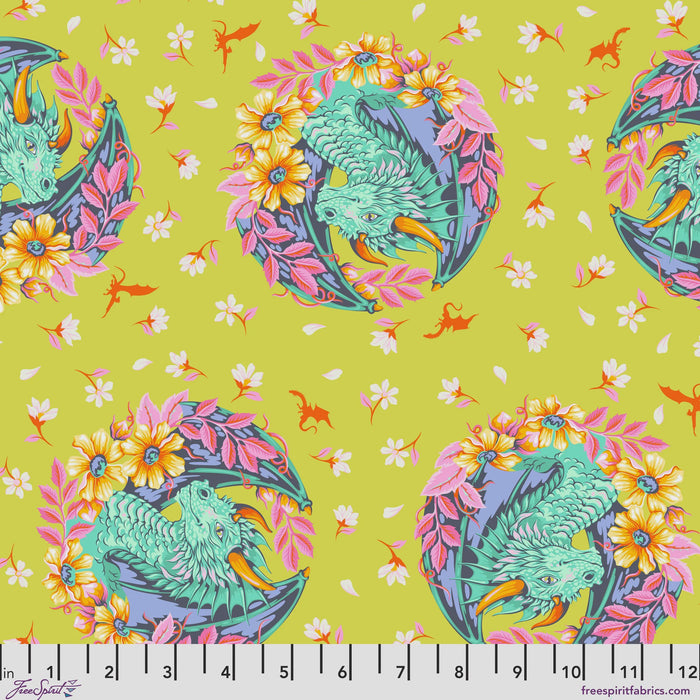 Legendary Dragon Ball She Apple fabric by Tula Pink