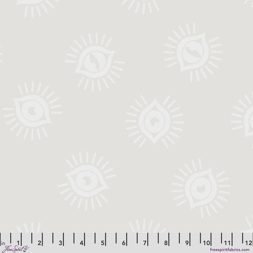 Tula Pink Legendary In Plain Sight fabric in Pearl, quilting cotton by FreeSpirit Fabrics