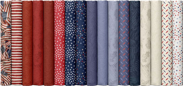 Path to Freedom fabric collection by Combat Quilter