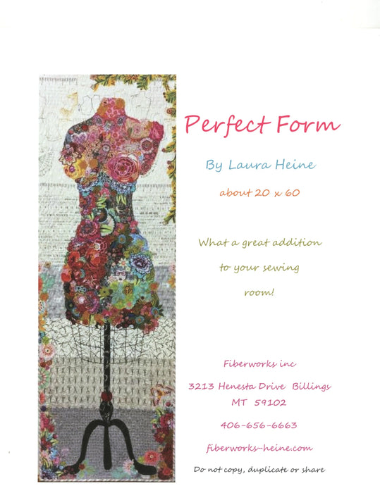 Perfect Form Collage Pattern by Laura Heine